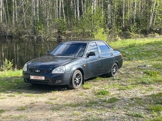 2008 Lada (ВАЗ) Priora I, чёрный, 350000 рублей, вид 1