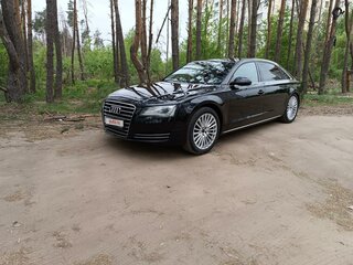 2013 Audi A8 Long III (D4), чёрный, 890000 рублей, вид 1