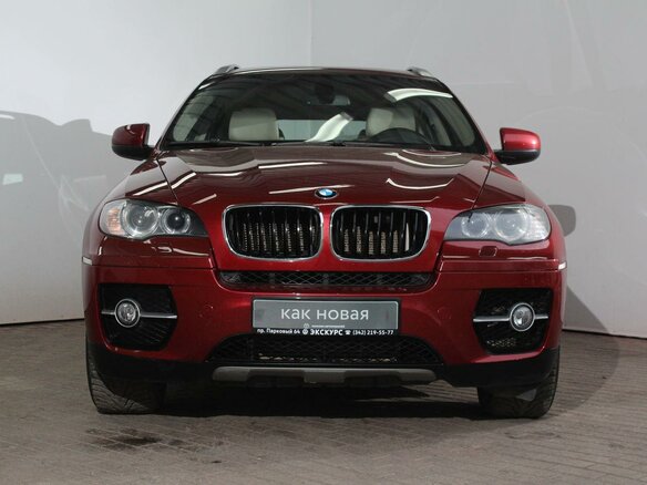 2008 BMW X6 35i 6-speed I (E71), красный - вид 2