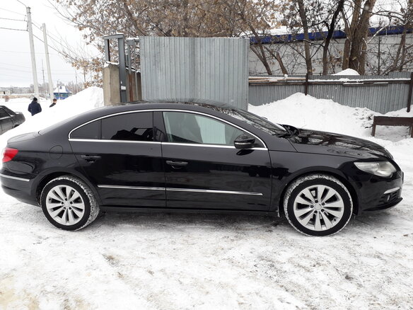 2010 Volkswagen Passat CC I, чёрный - вид 2