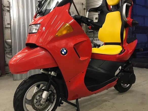 2002 BMW C 1, красный, 2000000 рублей - вид 13