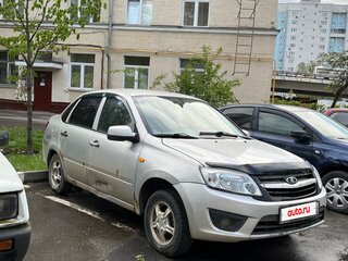 2012 Lada (ВАЗ) Granta I, серебристый, 210000 рублей, вид 4