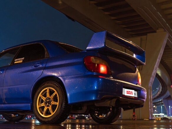 2003 Subaru Impreza II Рестайлинг 1, синий, 950000 рублей - вид 4