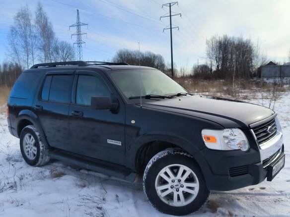 2008 Ford Explorer IV, чёрный, 1300000 рублей - вид 5