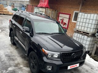 2014 Toyota Land Cruiser 200 Series Рестайлинг 1, чёрный, 3550000 рублей, вид 4