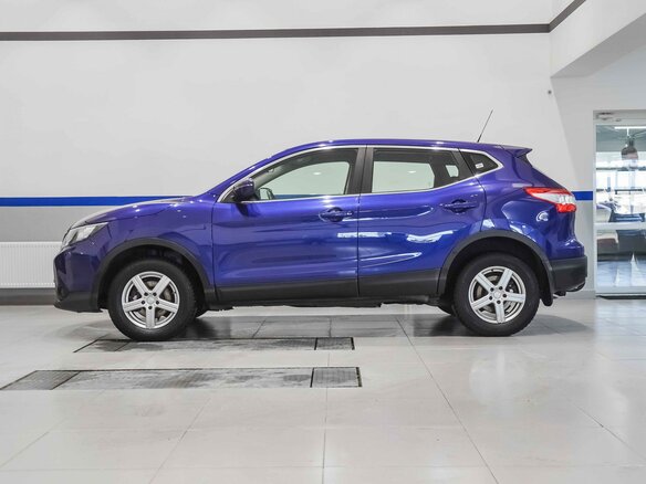 2014 Nissan Qashqai II, синий - вид 4