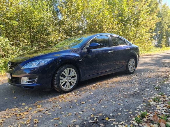 2008 Mazda 6 II (GH), синий, 1170000 рублей - вид 9