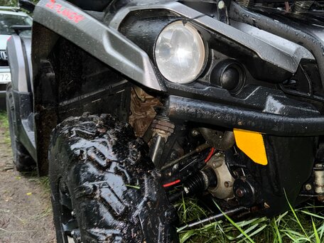 2017 BRP Can-Am Outlander L 570 (MAX), серебристый, 685000 рублей, вид 3