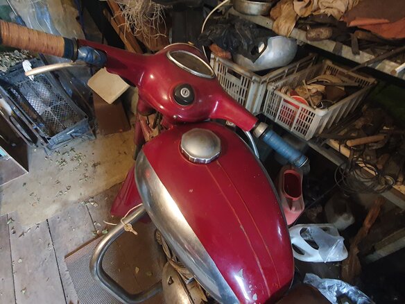 1969 Jawa 350/360, пурпурный, 420000 рублей - вид 5