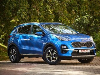 2019 Kia Sportage IV Рестайлинг, синий, 2950000 рублей, вид 4