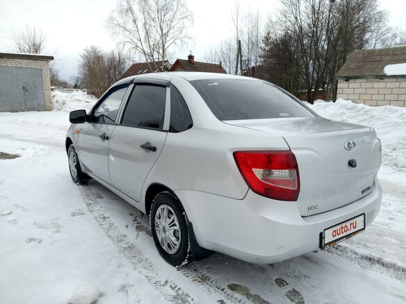 2012 Lada (ВАЗ) Granta I, серебристый - вид 5