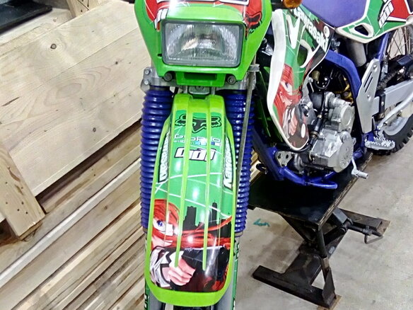 1994 Kawasaki KLX 250, зелёный, 270000 рублей - вид 15