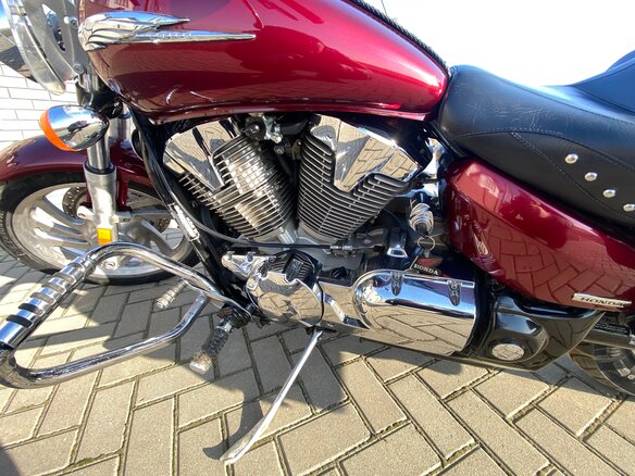 2006 Honda VTX 1300, красный, 580000 рублей - вид 8