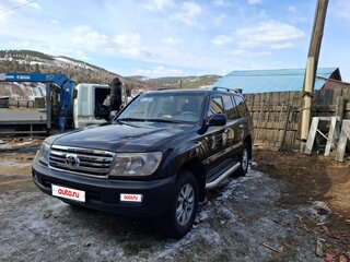 1999 Toyota Land Cruiser 100 Series, чёрный, 1700000 рублей, вид 1