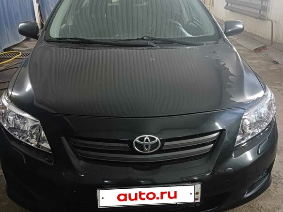 2010 Toyota Corolla X (E140, E150), чёрный, 1025000 рублей - вид 1