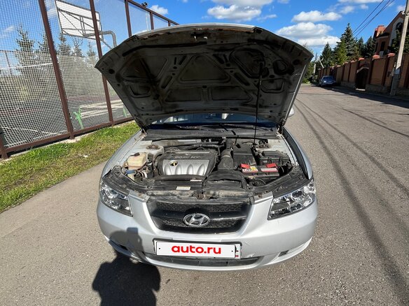 2005 Hyundai Sonata V (NF), серебристый, 430000 рублей - вид 4