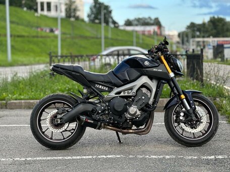 2015 Yamaha MT-09 (FZ-09), чёрный, 800000 рублей, вид 1