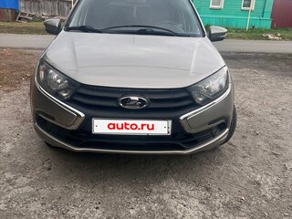 2019 Lada (ВАЗ) Granta I Рестайлинг, серебристый, 599000 рублей, вид 2