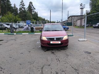 2010 Renault Logan I Рестайлинг, красный, 150000 рублей, вид 4