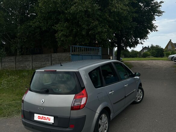 2004 Renault Scenic II, серебристый, 355000 рублей - вид 2