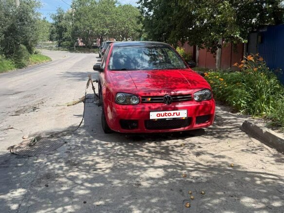 2002 Volkswagen Golf GTI IV, красный, 1250000 рублей - вид 6