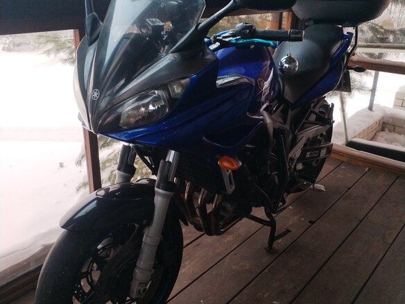 2005 Yamaha FZ6, синий, 410000 рублей