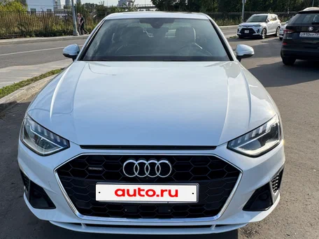 2021 Audi A4 40 TFSI V (B9) Рестайлинг, белый, 3300000 рублей, вид 3