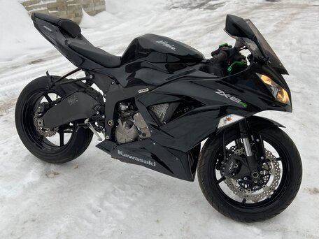 2015 Kawasaki ZX-6 Ninja, чёрный, 950000 рублей, вид 1