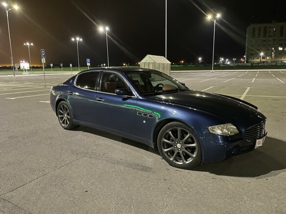 2004 Maserati Quattroporte AMT V, синий - вид 1