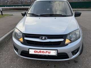 2015 Lada (ВАЗ) Granta I, серебристый, 345000 рублей, вид 2