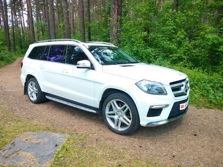 2013 Mercedes-Benz GL-Класс 350 II (X166), белый, 2750000 рублей, вид 1