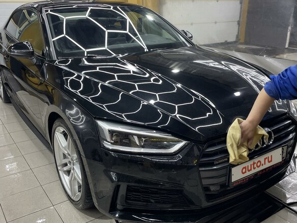 2018 Audi A5 II (F5), чёрный, 3250000 рублей