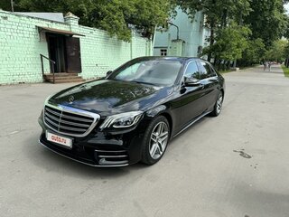 2019 Mercedes-Benz S-Класс 350 d Long VI (W222, C217) Рестайлинг, чёрный, 3990000 рублей, вид 1