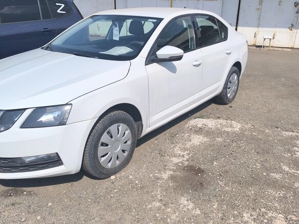2019 Skoda Octavia III (A7) Рестайлинг, белый, 1180000 рублей