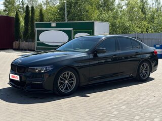 2019 BMW 5 серии 520d VII (G30/G31/G38), чёрный, 3700000 рублей, вид 3