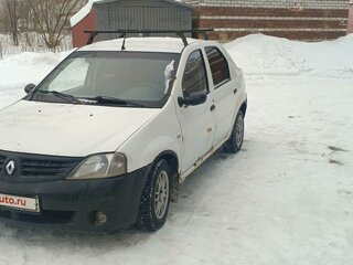 2007 Renault Logan I, белый, 205000 рублей, вид 2