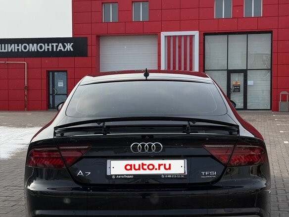 2016 Audi A7 I (4G) Рестайлинг, чёрный - вид 7