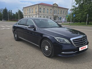 2018 Mercedes-Benz S-Класс 350 d Long VI (W222, C217) Рестайлинг, синий, 4899000 рублей, вид 4