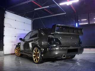 2006 Subaru Impreza WRX STi II Рестайлинг 2, чёрный, 2500000 рублей, вид 3