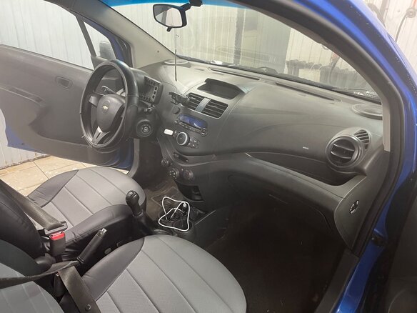 2012 Chevrolet Spark III, синий, 585000 рублей - вид 5