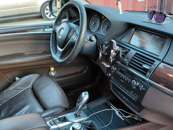 2009 BMW X5 30d II (E70), синий, 1800000 рублей - вид 27