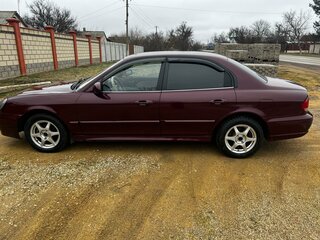 2002 Hyundai Sonata IV (EF) Рестайлинг, пурпурный, 420000 рублей, вид 2