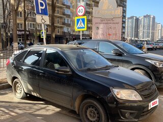 2015 Lada (ВАЗ) Granta I, чёрный, 350000 рублей, вид 2