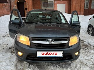 2014 Lada (ВАЗ) Granta I, синий, 450000 рублей, вид 2