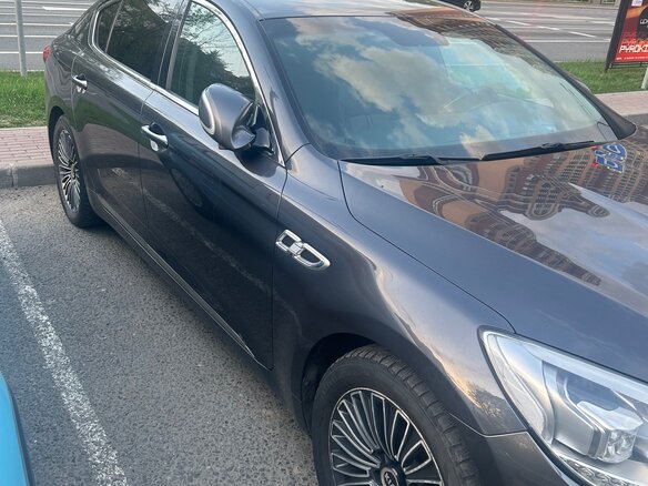 2012 Kia Quoris I, серый, 1950000 рублей - вид 4