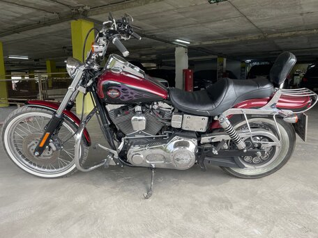 2002 Harley-Davidson Dyna Wide Glide, красный, 750000 рублей, вид 1
