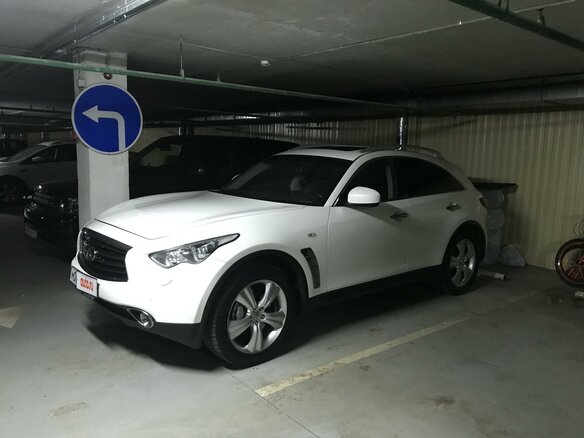 2013 Infiniti FX30d II (S51) Рестайлинг, белый, 2800000 рублей