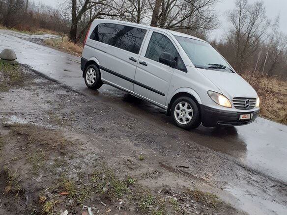 2004 Mercedes-Benz Vito 111 CDI L2 II (W639), серебристый - вид 1