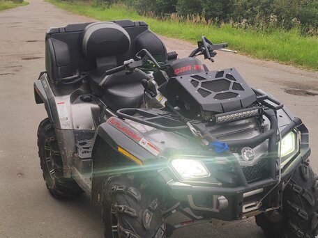 2012 BRP Can-Am Outlander 800, серебристый, 900000 рублей, вид 1