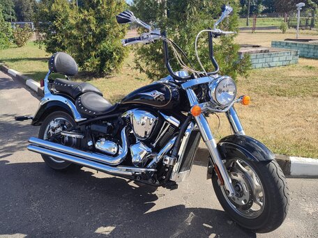 2006 Kawasaki VN2000 Vulcan, чёрный, 800000 рублей, вид 1